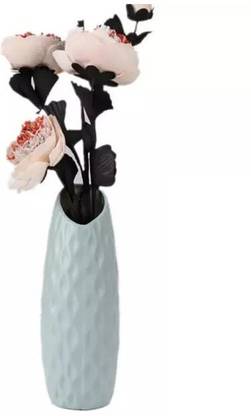 D-mark Fancy & Designer Flower Vase For Wedding Office Home Hotel, Simulation Glaze Plastic Vase