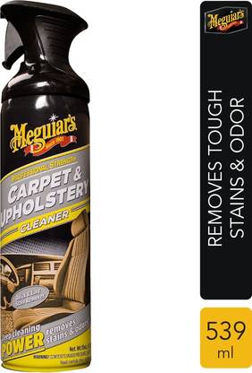 3M Meguiar's Carpet & Upholstery Cleaner Deep Cleaning Professional Strength Formula Fast Acting Foam Removes Stains & Odours Car Washing Liquid