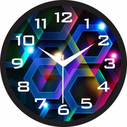 RUDRAAKSH Analog 28 cm X 28 cm Wall Clock