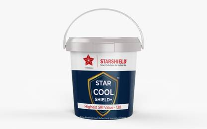 StarShield Highest SRI Value-130, White, IRUV Heat Reflective and Waterproofing Cool Coating White Functional Wall Paint