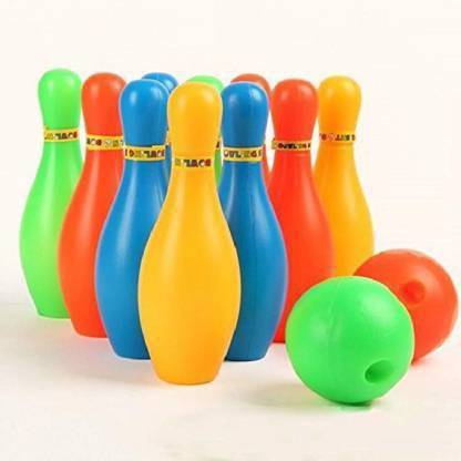 RBB HUB Bowling Set with 6 Pins and 2 Balls Educational Bowling Toy for Kids Sport Game Bowling