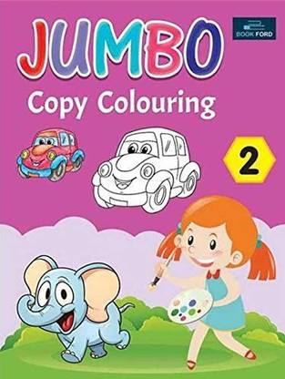 Book Ford Publications Jumbo Copy Colouring Book 2