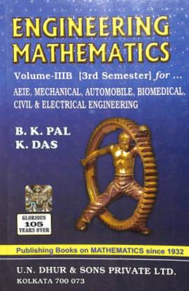 ENGINEERING MATHEMATICS VOLUME- IIIB [3rd Semester]