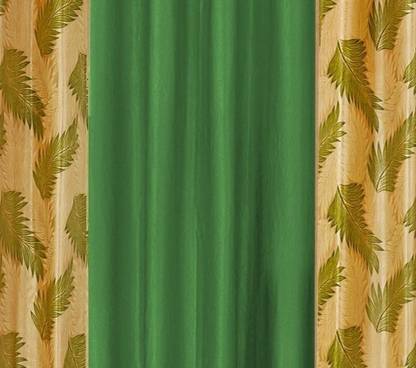 Cortina 270 cm (9 ft) Polyester Room Darkening Long Door Curtain (Pack Of 3)