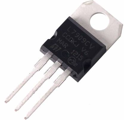 Hira Electronic 7909 / L7909CV / L7909 TO-220 ST Voltage Regulator 9V (Pack of 10) Electronic Components Electronic Hobby Kit