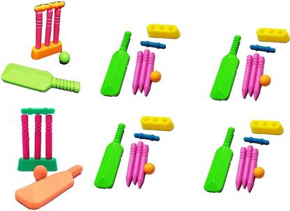 MON N MOL TOY cricket erasers cute collectible (set of 6) Non-Toxic Eraser