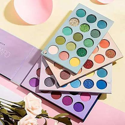 Triangle Ant Eyeshadow Palette 60 Color Makeup Palette Highlighters Eye Make Up High Pigmented Professional Mattes and Shimmers 60 ml