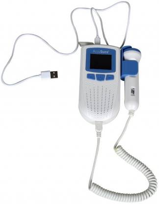 AccuSure A-FT White, Blue Fetal Doppler