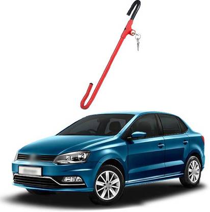PECUNIA Steering Wheel Brake Pedal Lock Adjustable Universal Anti Theft Security System C1 Gear Lock