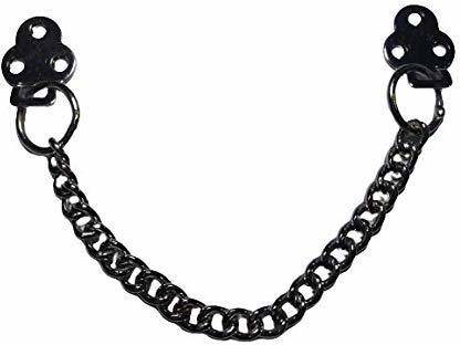 GALAXY ENTERPRISE Click to open expanded view Premium Brass Plated Table Chain 8" Chrome Finish (Pack of 2) {Made in India} with Screw Security Hinge