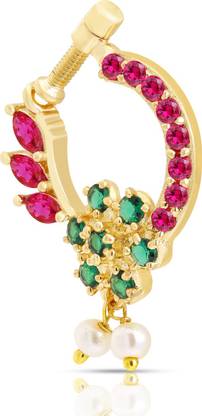 RUBBIE Gold-plated Plated Brass Nathiya