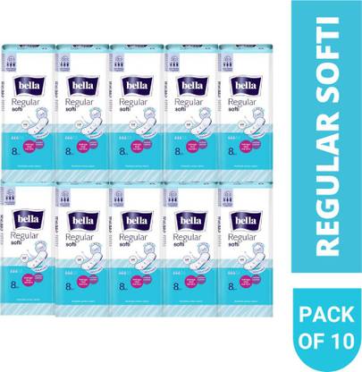 Bella Classic Maxi Wings Softi 8 Pcs Each (10PKT) Sanitary Pad