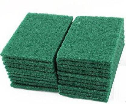 DOMUM Aqua Green Scrub Pad 20 Pcs , Regular Size 3 Times Better and Softer Than Normal Scrubber pad NEW 20 PCS for Home , Restaurant , etc ,.. Scrub Sponge, Scrub Pad, Sponge Wipe
