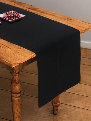 Flipkart SmartBuy Black 152 cm Table Runner