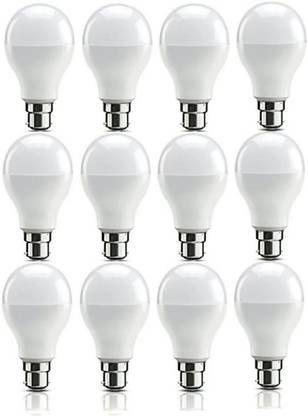 SHIVANGI LIGHTS 8.5 W Basic Round B22 LED Bulb