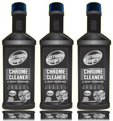 CITRUS POWER Liquid Car Polish for Metal Parts, Chrome Accent, Exterior