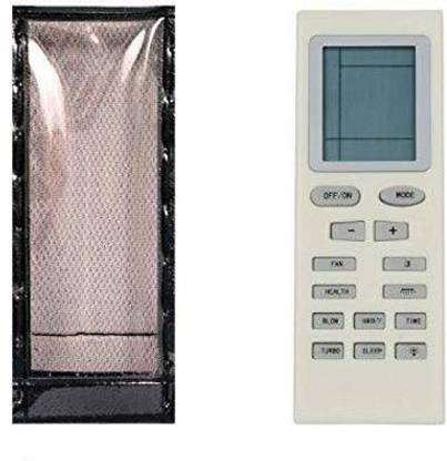 LUNAGARIYA Flip Cover for Protective Remote Cover Compatible with GODREJ AC Remote Control, Pouch PU Leather Cover Holder