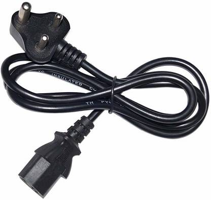 TCOS Tech Power Cord 1 m Power Cable/Cord/Plug for Xbox 360 Slim, Xbox 360 E, Xbox One Power Adapters and PS3 Fat (First PS3 Model)