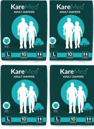 Kare Med KARMED-A.D-L-40PCS Adult Diapers - L