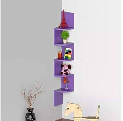 Wood Mega Mart Wooden Wall Shelf