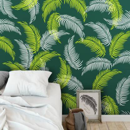 DECORNOWRDM Leaf Pattern Size : ( 16-inch x 24-inch) Stencil Stencil