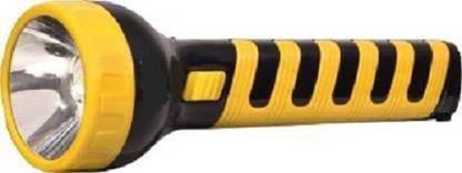 AKR Long Range Rechargeable Emergency Torch Emergency Light (ORANGE, Black) Torch Torch
