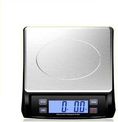 Yuvex 30KG TO 1GR Digital Kitchen Weighing Scale with White Backlight Display, Small Platform Size for Home Use, Weighing Scale