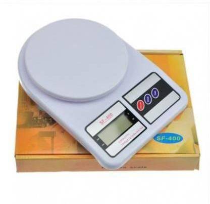 AVSJMKJ weighing scale tare function (upto 10 KG) fruits, vegetables, other items,SF-400 LCD Display weighing scale, tarajoo, kata, chota taraju, SF-400 Weighing Scale, White colour weighing scale, SF-400 Weighing Scale