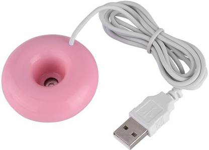 Mr Traders BESPORTBLE Mini Portable Air Humidifier USB Float Water Donuts Humidifier Home Desktop Humidifier Mist Maker Mini Moisture Fogger (Pink) Aquarium Tool