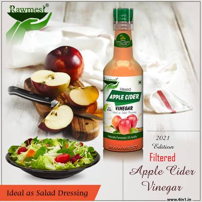 Rawmest Himalayan Apple Cider Vinegar for Weight Loss Management Filtered Natural 500 ML
