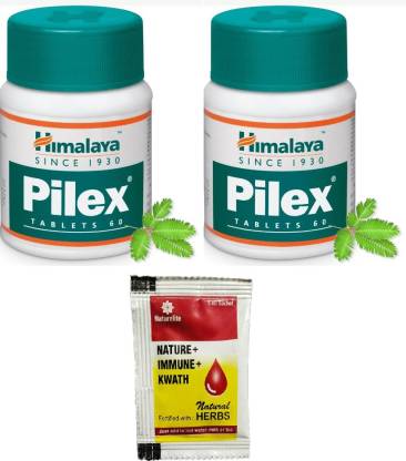 HIMALAYA Pilex Tablets 60 (Pack Of 2)