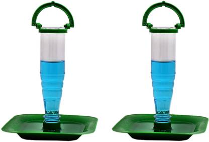 AMIJIVDAYA Nano Bird Feeder for Water (Green, 2 Piece) Window Bird Feeder