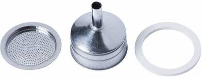 3d Creations Replacement Gasket, Filter Screen & Funnel Multi Cups Stovetop Coffee Percolator/Maker (2 Cups) 2 Cups Coffee Maker