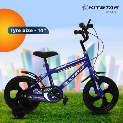 Kitstar KT14B Kids Cycle for 2 - 4 Years Semi Assembled 14 T (inch) BMX Cycle