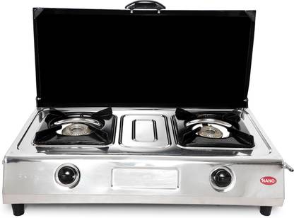 Sunflash Nano Lx Steel With Cover Auto Ignition Stainless Steel Automatic Gas Stove
