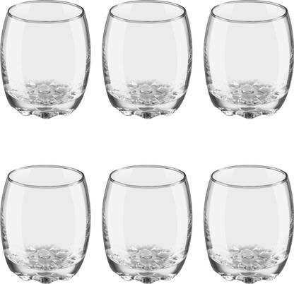 TREO (Pack of 6) Lyon Glass Set of 6, 185 ml Glass Set Water/Juice Glass