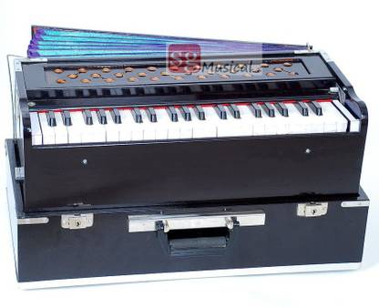 Famous AK01 2 line keyboard 42 keys Portable Harmonium 3.5 Octave Hand Pumped Harmonium