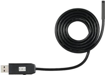 SIOVS Waterproof Endoscope Mini HD Camera Snake Tube 5.5 mm Lens USB Inspection 6 LED Borescope Camera with 5 Meter Wire for Android Phone PC & Notebook Security Camera Spy Camera