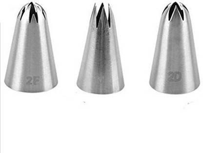 Perfect Pricee 3 Piece Nozzle Stainless Steel Quick Flower Icing Nozzle