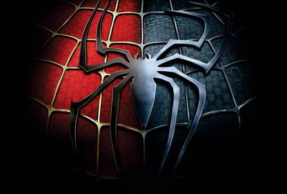 JM Brand Spider Logo Laptop Sticker with HD Quality Vinyl for All Models Between 14.1 and 15.6 inches Vinyl Laptop Decal 15.6