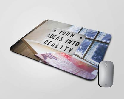 BLISSart Mousepad For Laptops Computer Gaming Mouse Pad HD Printed-Turn Ideas Non Slip Base Mousepad