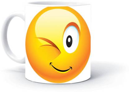ARPIT ENTERPRISES SMILE IMOGI-4 Ceramic Coffee Mug