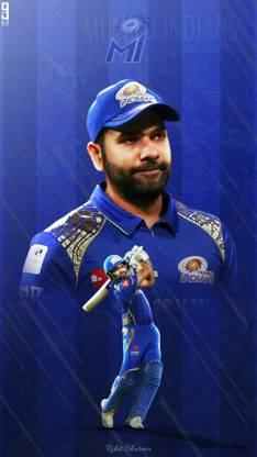 Rohit Sharma Hitman Poster, Cricket Posters, Sports Poster, Rohit Sharma Poster, Poster-05 Fine Art Print