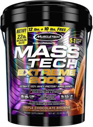 Muscletech Mass Tech Extreme 2000 Weight Gainers/Mass Gainers