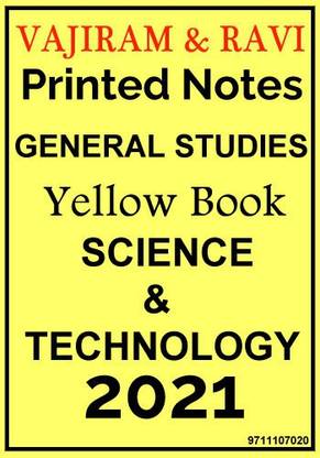 Vajiram And Ravi - Printed Notes - Yellow Book - Science & Technology