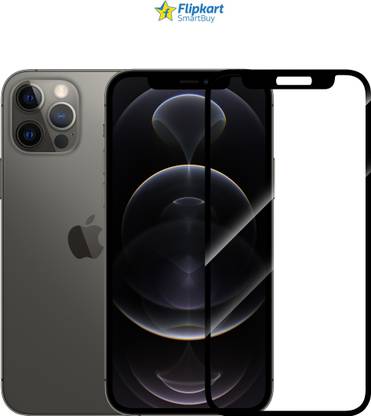 Flipkart SmartBuy Edge To Edge Tempered Glass for Apple iPhone 12, Apple iPhone 12 Pro