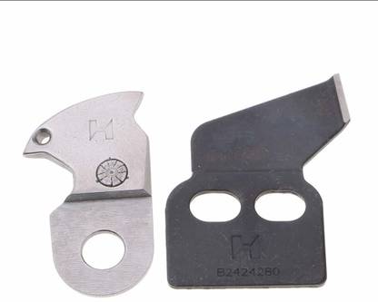 Xinding LK-1900/1903/1850 Button/Bartech Moving Knife & Fixed Knife Set B2424-280-000 / B2421-280-0A0 (2Pcs Set) Sewing Machine Base No