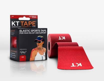 KT TAPE Original Pre-Cut 14 Strip Cotton Red Kinesiology Tape