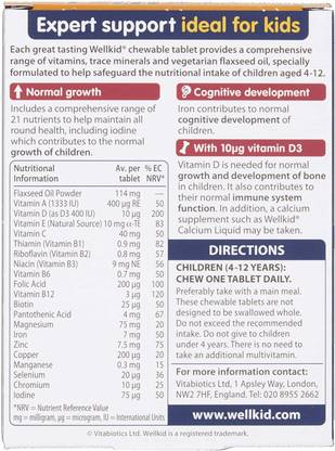 vitabiotics wellkid multi vitamin smart chewable