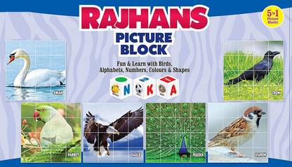 PEZYOX Educational Rajhans Bird Blocks for Kids to Enhance Their knowldege